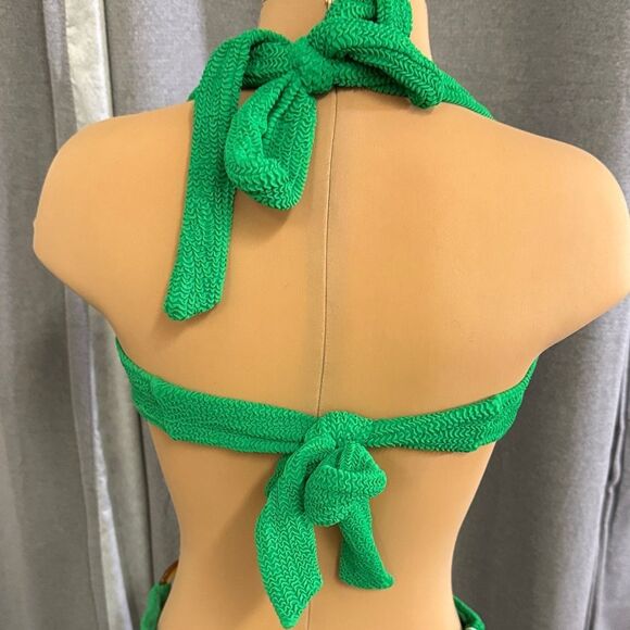 Monday Green Halter Bikini Set - Picture 14 of 16